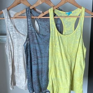 3 For 1 BDG tanks. Urban Outfitters. Medium.